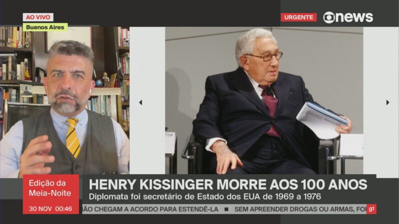 Ariel Palácios: Kissinger foi um gênio da diplomacia mundial