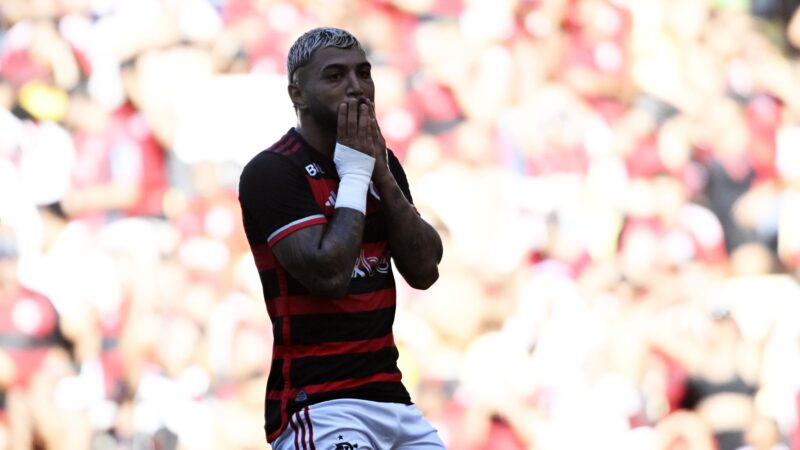 Flamengo decide que Gabigol não viaja para jogo com o Atlético-MG