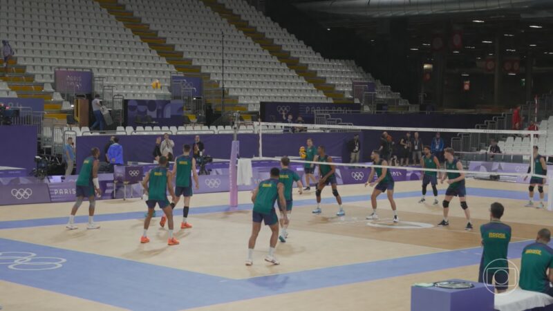 Seleção masculina de vôlei começa a disputa por medalha em Paris contra a Itália