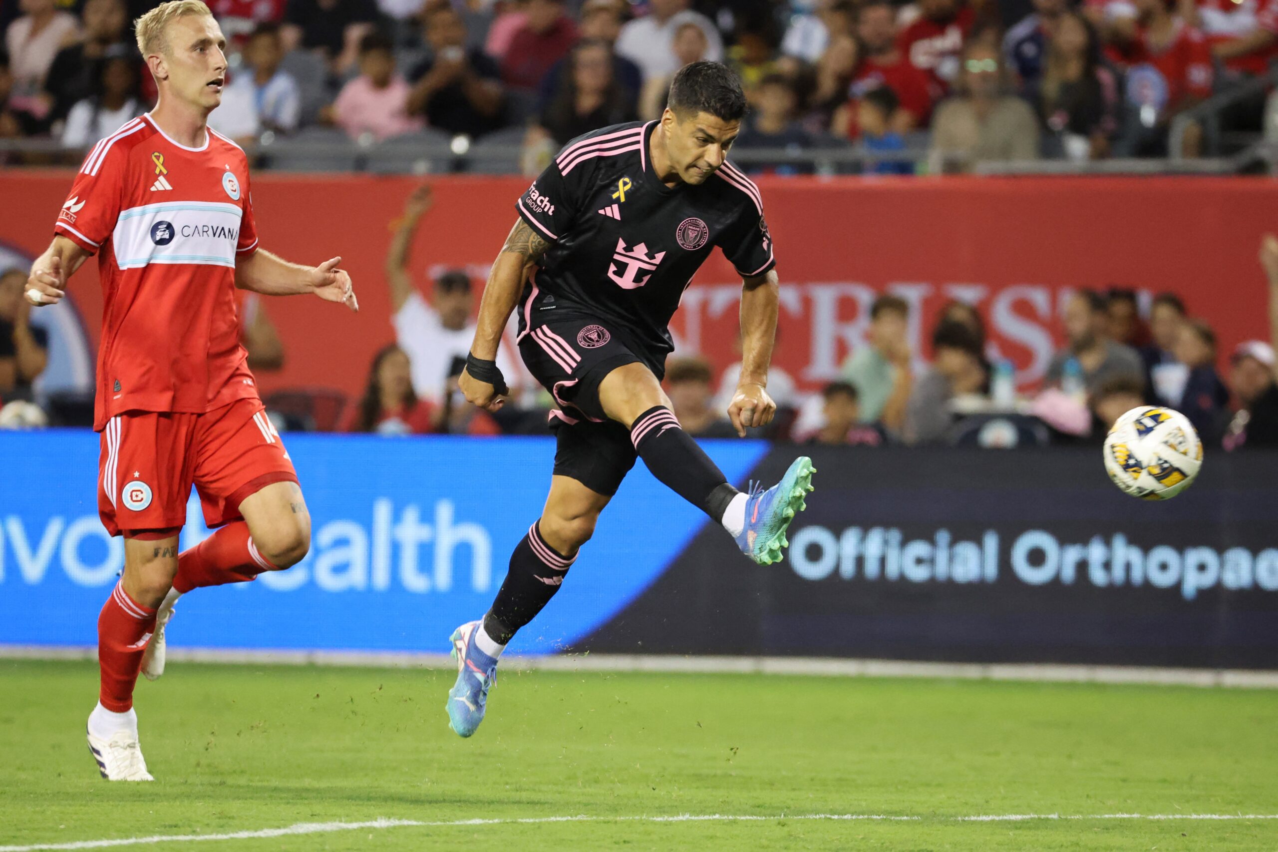 Com dois de Suárez, Inter Miami goleia Chicago Fire na MLS