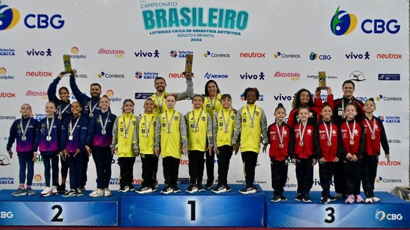 Flamengo e Minas são campeões da categoria infantil do Brasileiro de Ginástica Artística