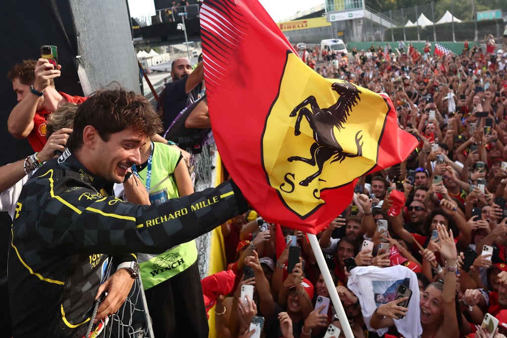 Leclerc quebra segundo jejum da Ferrari na Itália após cinco anos