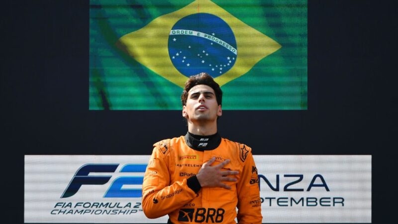 F2: Gabriel Bortoleto larga do fundo do grid e vence na Itália