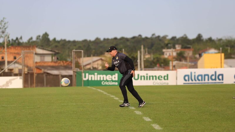 Escalação Criciúma: Rodrigo volta e Tencati deve promover mais mudanças; veja provável