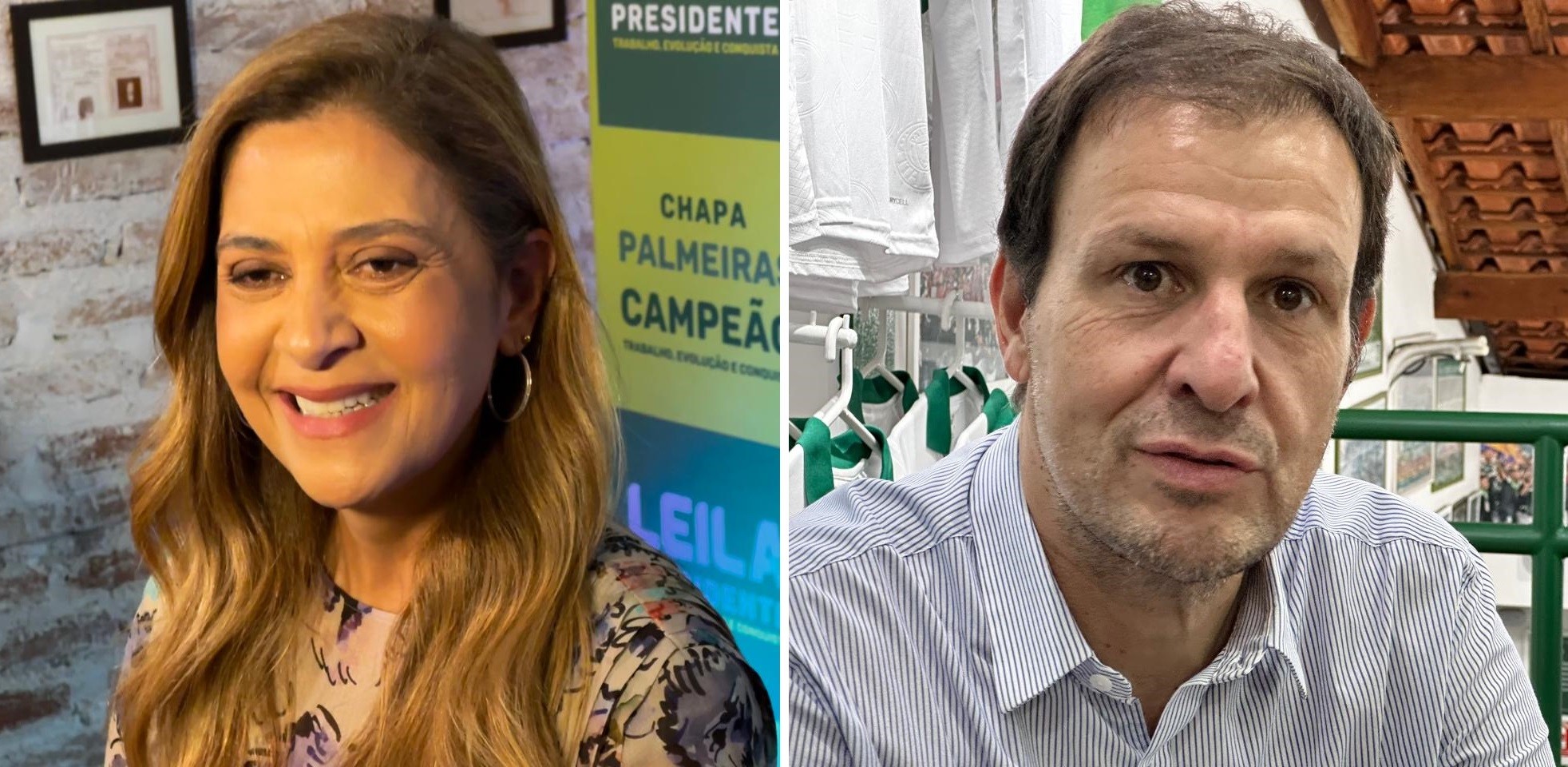 Chapas de Leila Pereira e Savério Orlandi são aprovadas para eleição à presidência do Palmeiras