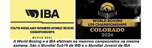 World Boxing e IBA realizam o mesmo torneio na mesma semana