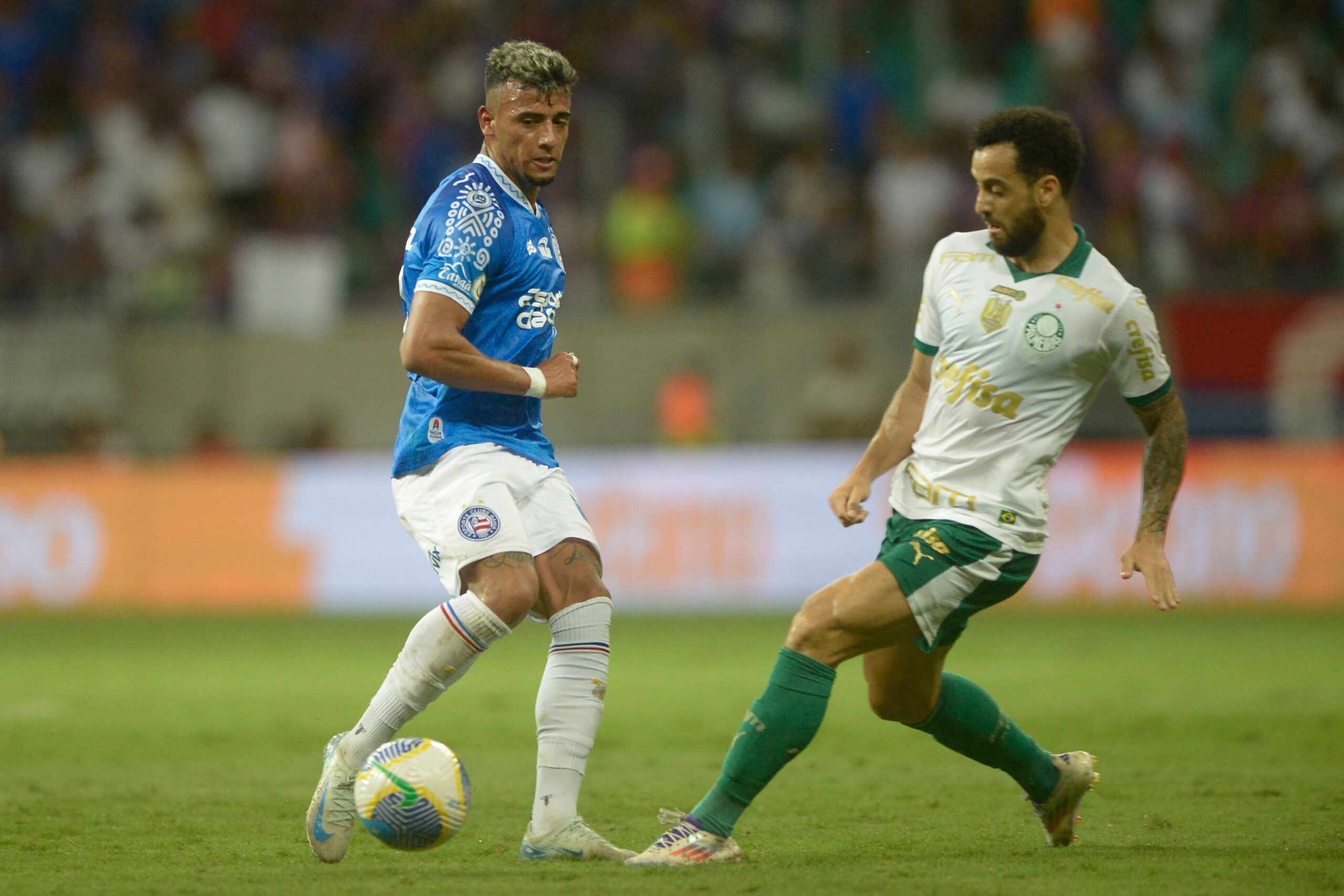 Murilo e Felipe Anderson deixam campo com dores e viram dúvidas no Palmeiras