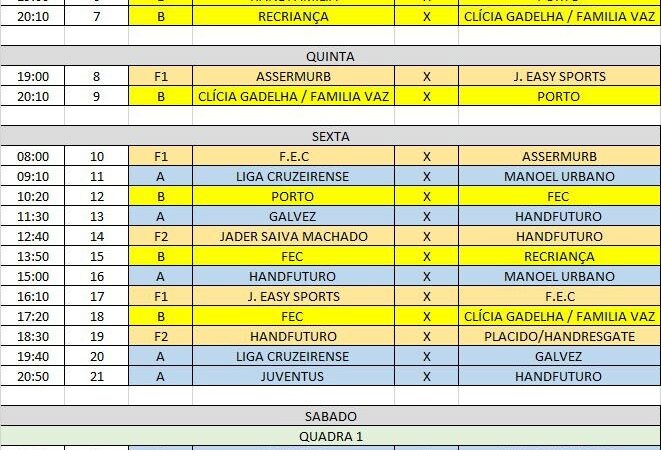 Com detalhes definidos e 16 times confirmados, Acreano de Handebol começa nesta segunda-feira