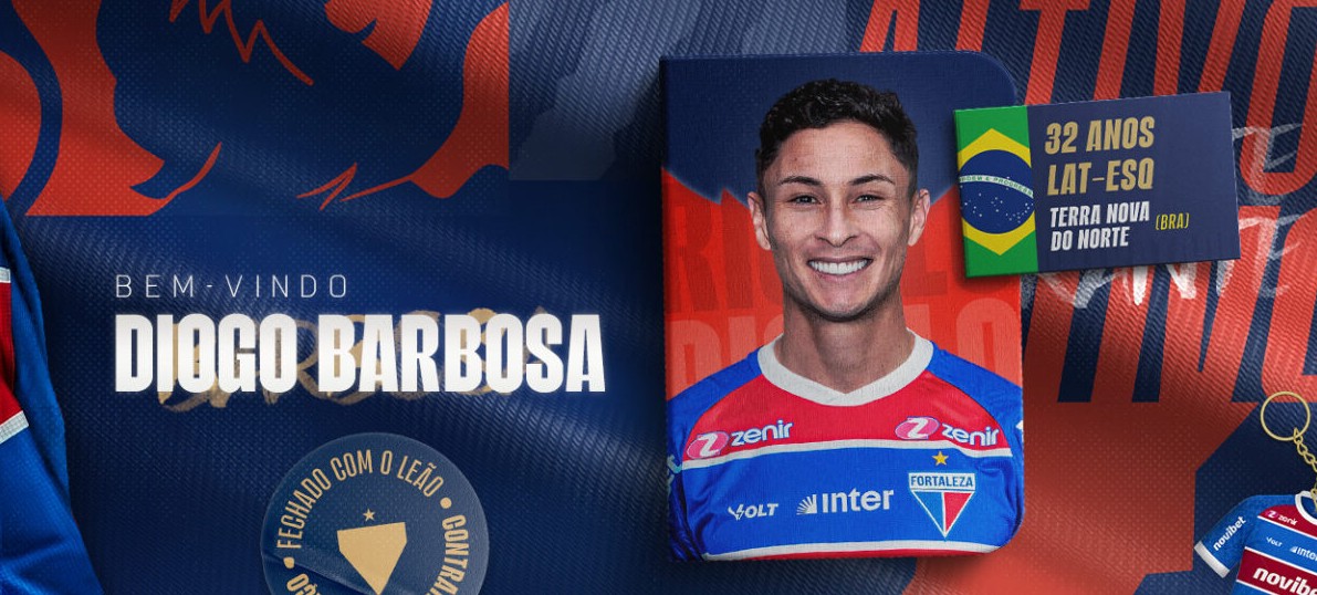 Recém-anunciado pelo Fortaleza, Diogo Barbosa já era desejo de Vojvoda