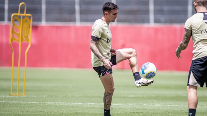 Escalação do Vitória contra o Grêmio:  veja time provável, desfalques e dúvidas após treino