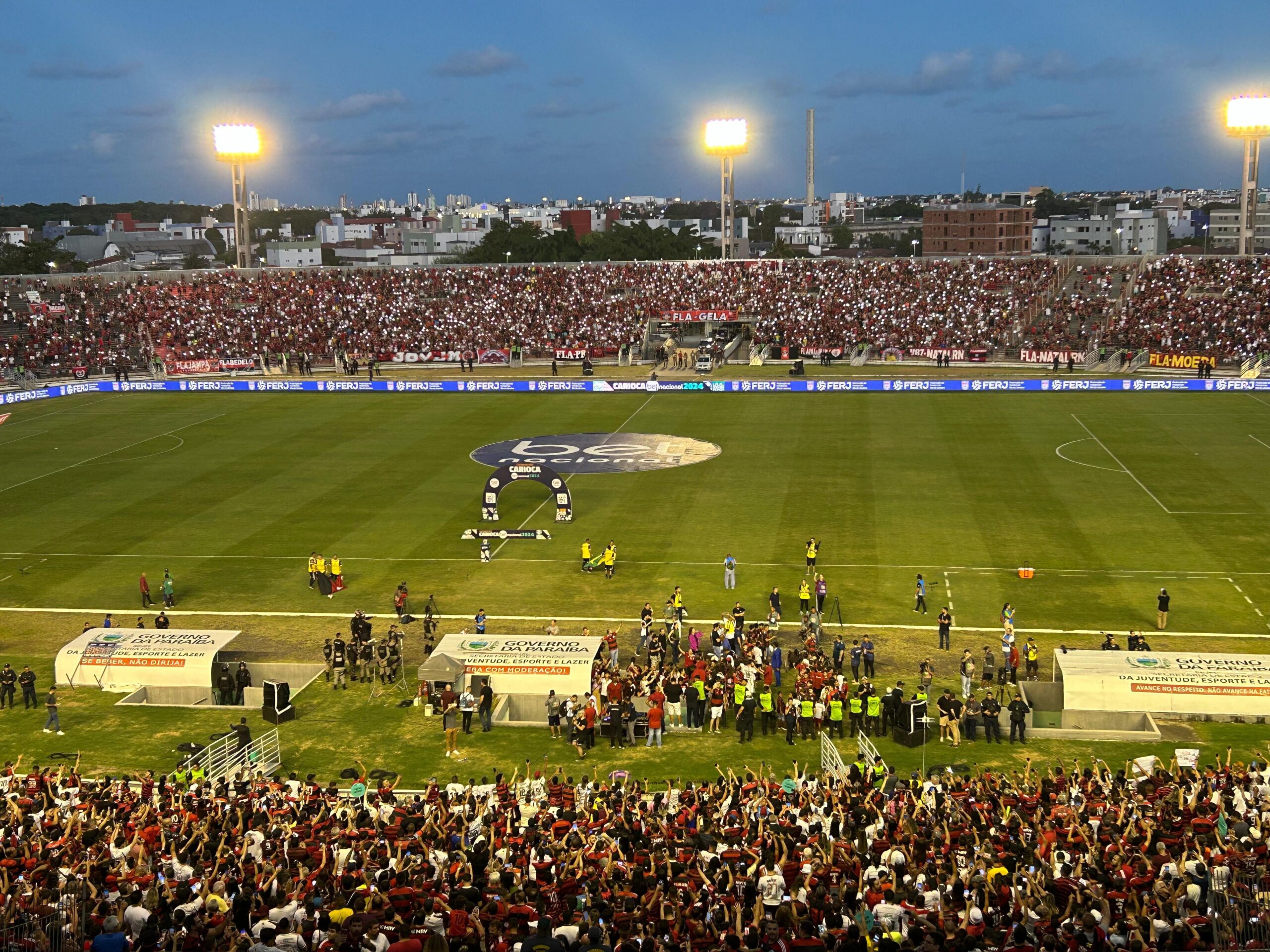 Com volta à Paraíba programada, Flamengo detém o maior público do estado em 2024