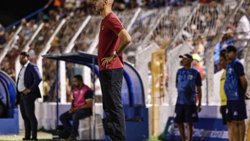 César Lucena elogia atuação do sub-20 do Sport em empate na estreia: “Feliz com o desempenho”