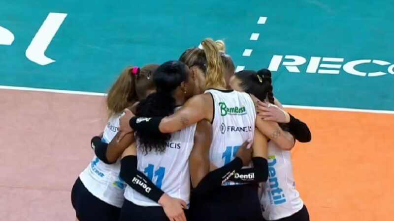 Sem sustos, Praia controla jogo, bate Brasília e segue líder na Superliga feminina de vôlei