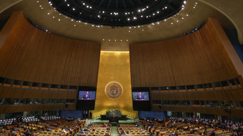 Na ONU, chanceler russo nega ataque com drones à Europa e diz que qualquer agressão da Otan à Rússia terá resposta