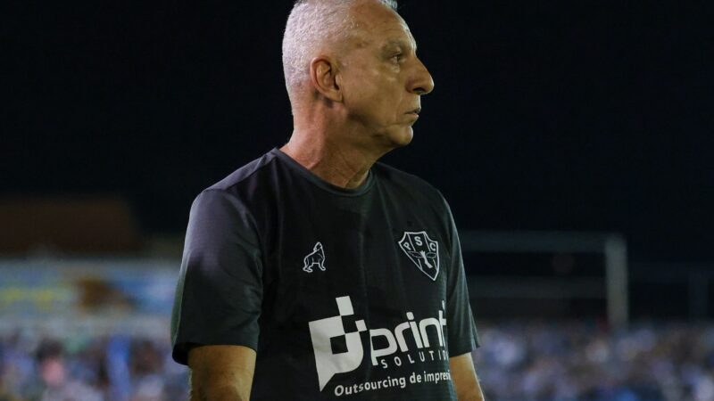 Márcio Fernandes admite abatimento após nova derrota, mas afirma: “Temos que honrar a camisa do Paysandu”