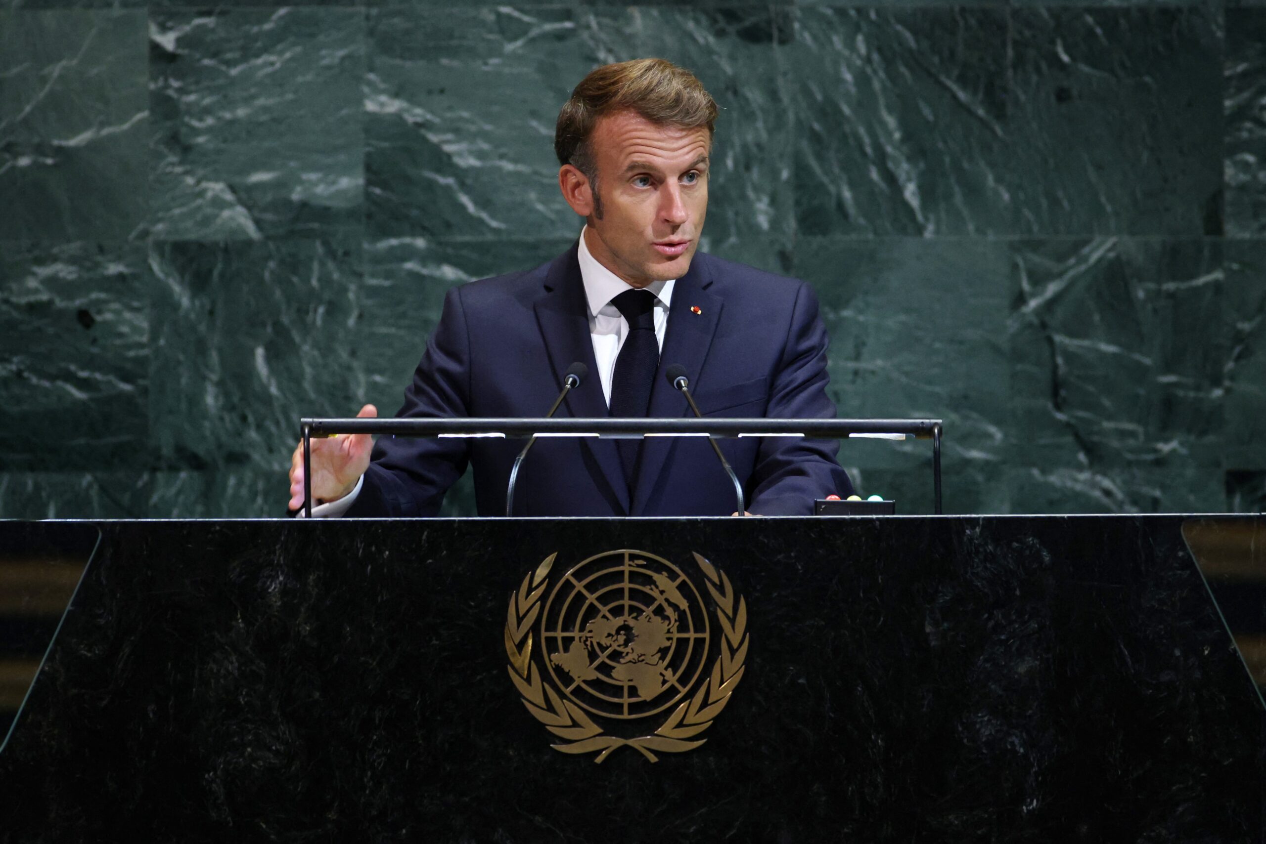 Macron alerta sobre o ‘risco de que se imponha a lei do mais forte’ em discurso na ONU