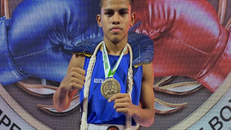 Arrison Junior se sagra bicampeão brasileiro de boxe em torneio com quatro medalhas para Roraima