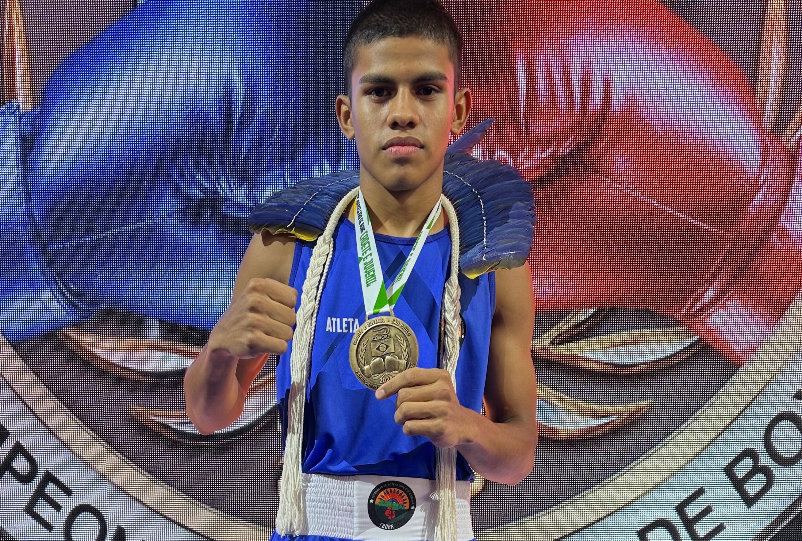 Arrison Junior se sagra bicampeão brasileiro de boxe em torneio com quatro medalhas para Roraima