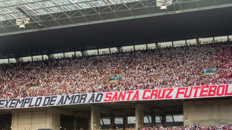 Santa Cruz consegue liberação para carga máxima na Arena de PE para final contra o Barra-SC