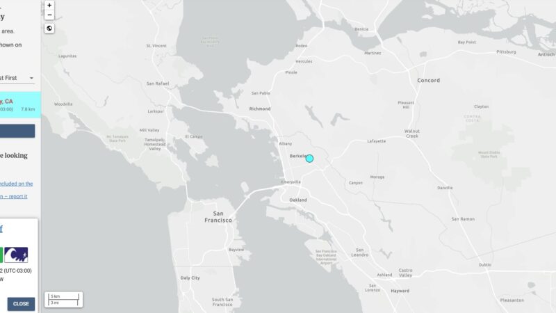Terremoto de magnitude 4,3 atinge São Francisco, nos EUA