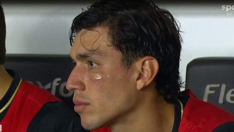 Santos x São Paulo: Ferraresi leva  pontos no rosto após choque com Marcos Antônio no aquecimento