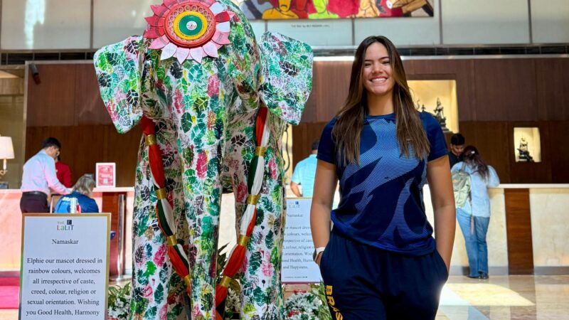 Wanna Brito já está em Nova Déli para a disputa do Mundial de Atletismo Paralímpico