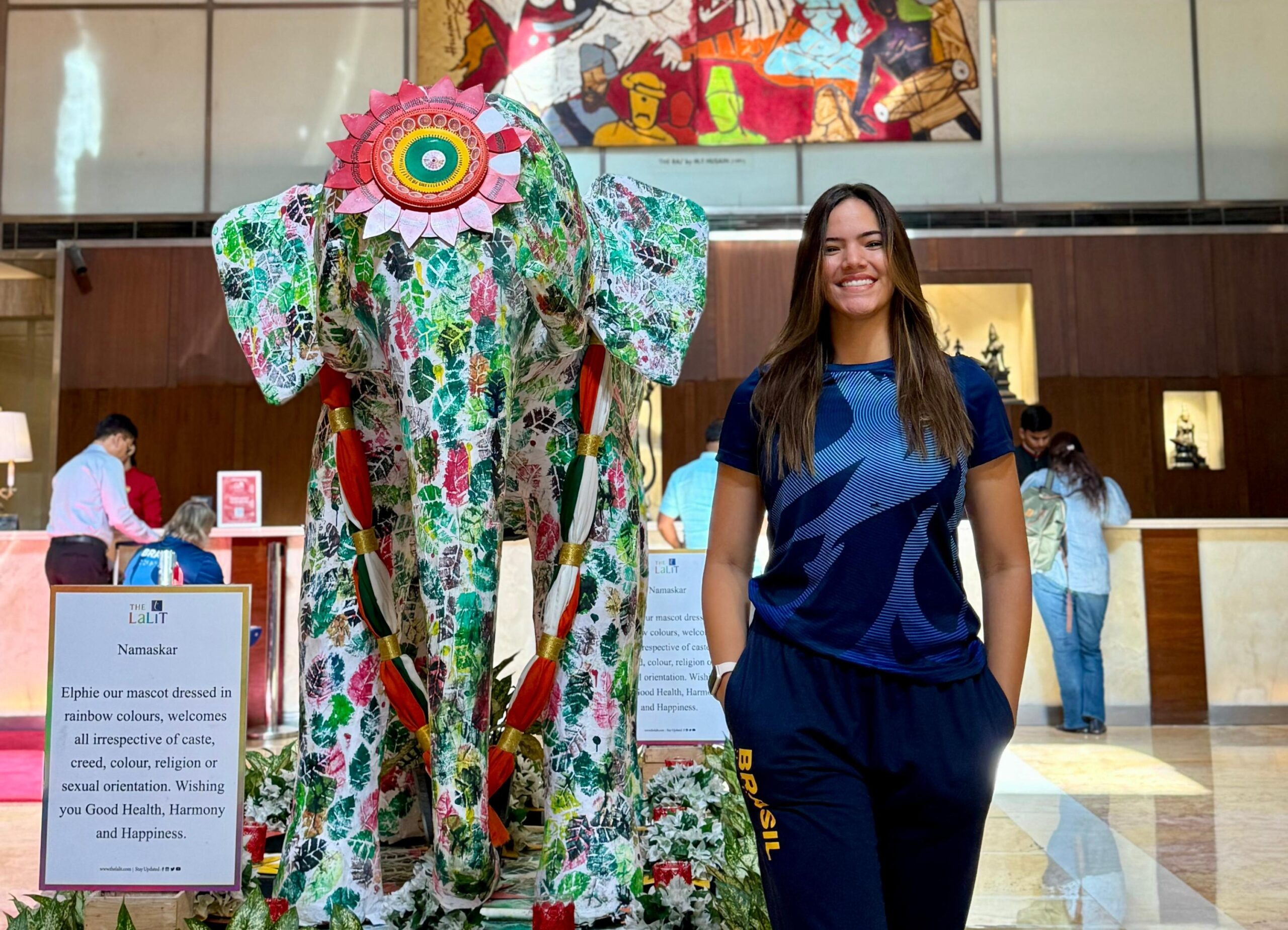 Wanna Brito já está em Nova Déli para a disputa do Mundial de Atletismo Paralímpico