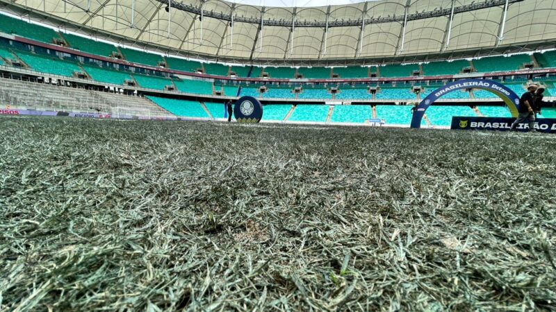 Súmula de Bahia x Palmeiras relata que gramado da Fonte Nova “não apresentava boas condições”