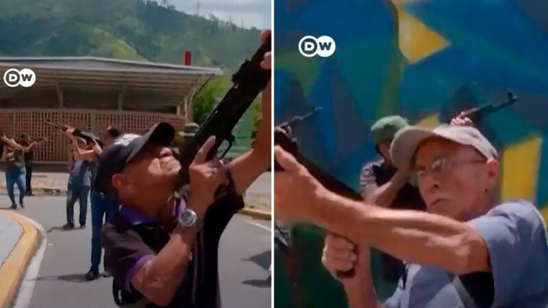Idosos e pobres que dependem da ajuda do governo são maioria em milícia formada por Maduro para combater EUA