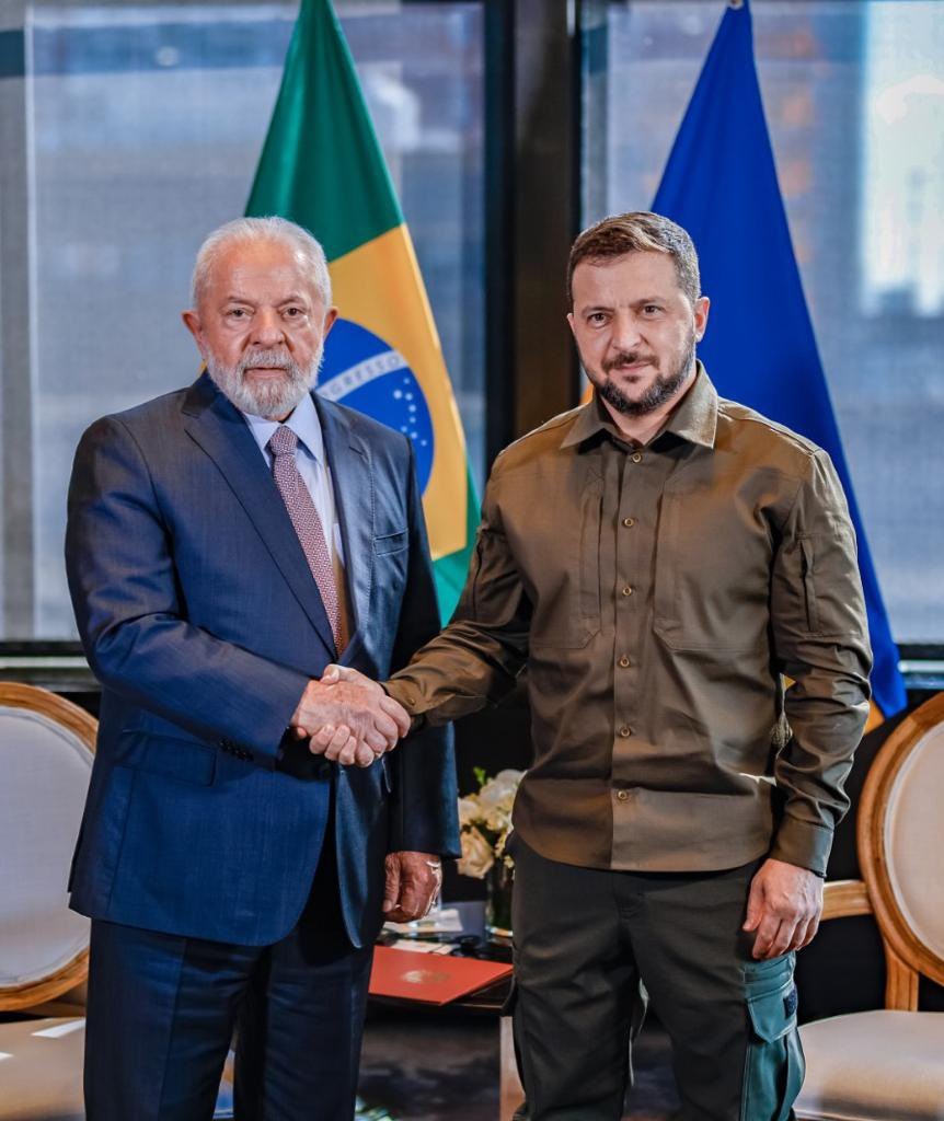 Após defender ‘solução realista’ para guerra na Ucrânia, Lula volta a se reunir com Zelensky em NY