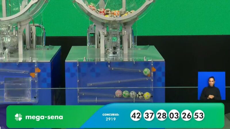 Mega-Sena, concurso 2.919: resultado