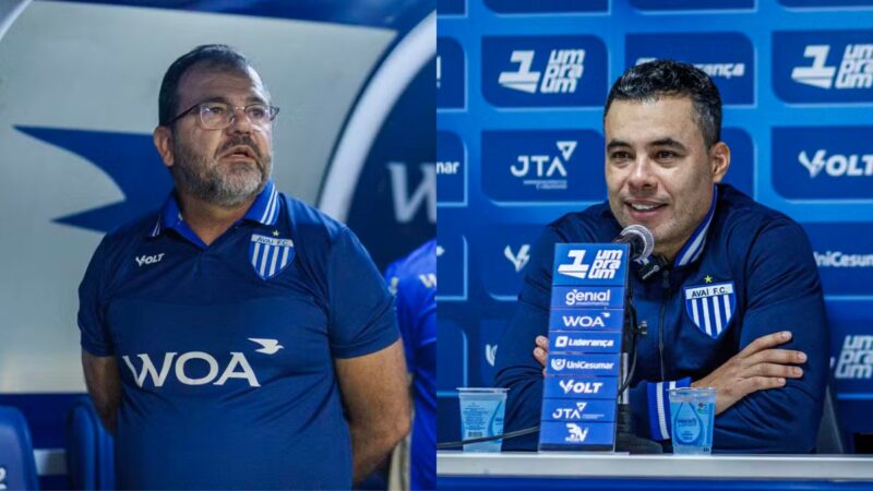 Técnicos do Avaí em 2025 saíram por decisão própria