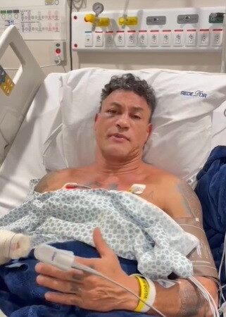 Internado em hospital, Popó vai passar por cirurgia nesta segunda-feira