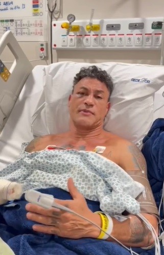 Internado em hospital, Popó vai passar por cirurgia nesta segunda-feira