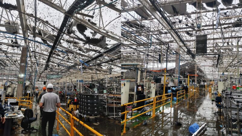 Toyota suspende produção de carros na região de Sorocaba após estragos causados por vendaval