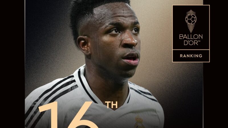 Betis ironiza Vinicius Junior após resultado da Bola de Ouro