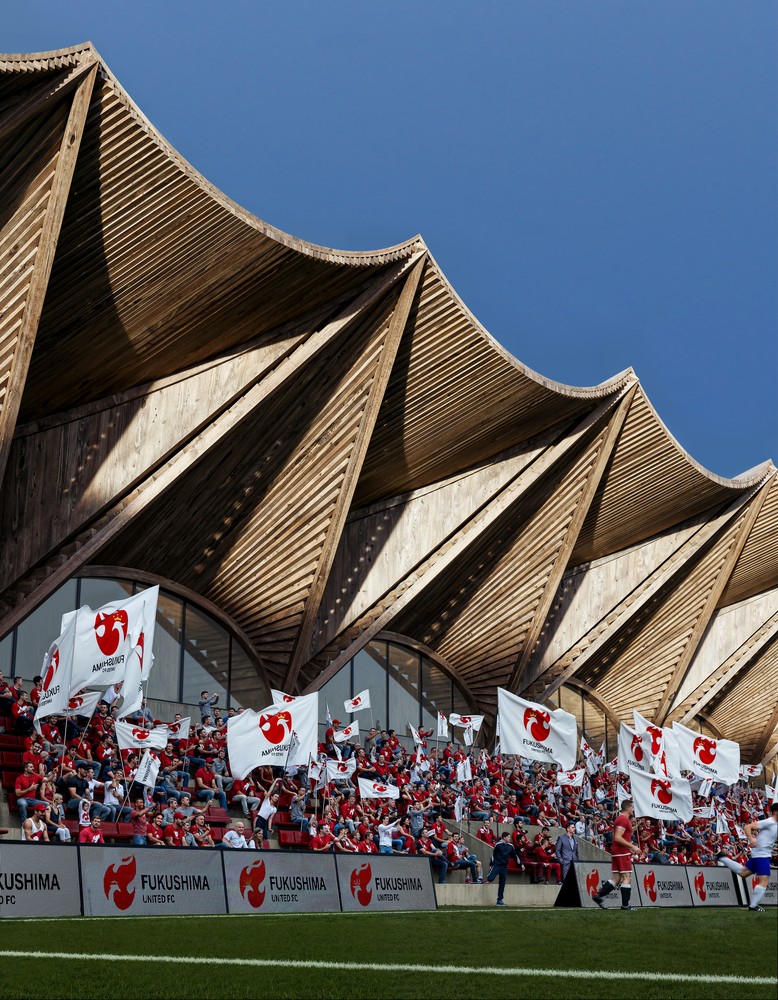 Clube do Japão vai construir estádio de futebol todo de madeira; veja imagens