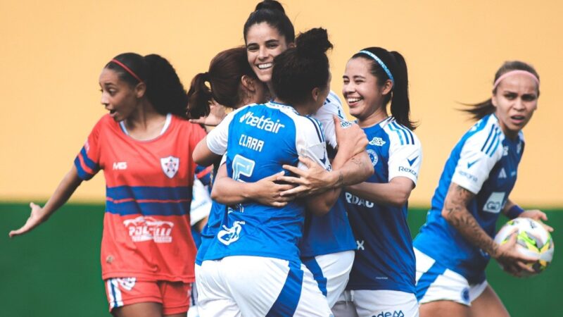21 a 0: Cruzeiro aplica goleada incrível sobre Araguari no Mineiro feminino