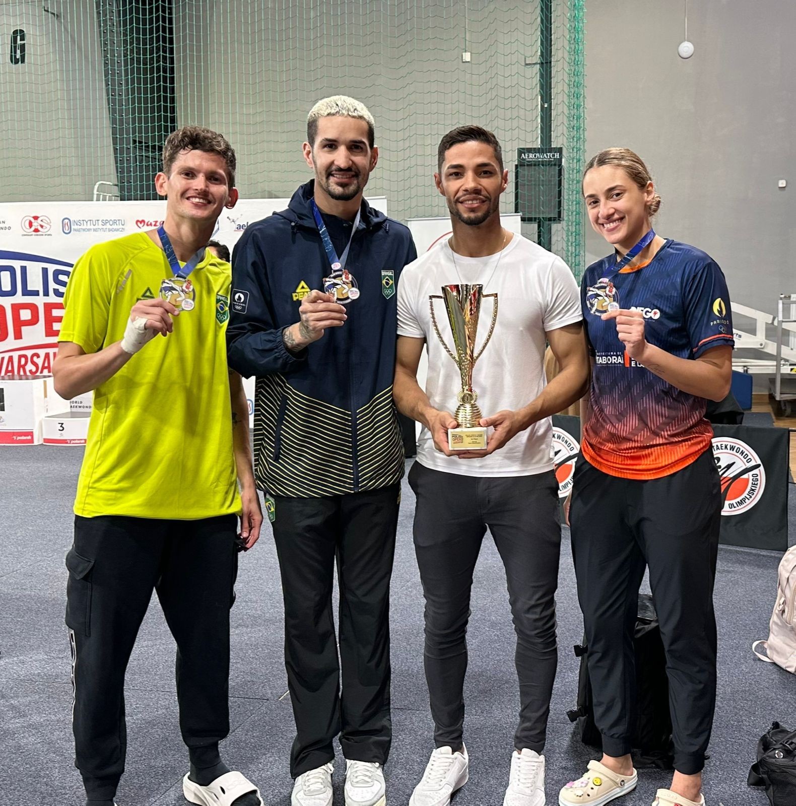 Brasileiros conquistam três ouros no Aberto da Polônia de taekwondo