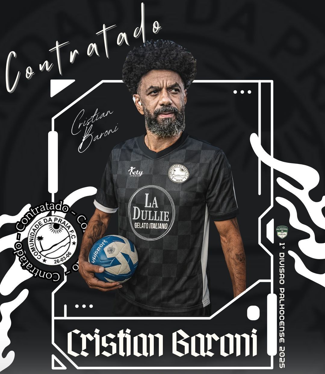 Clube amador de SC reúne dupla ex-Corinthians com André Santos e Cristian Baroni