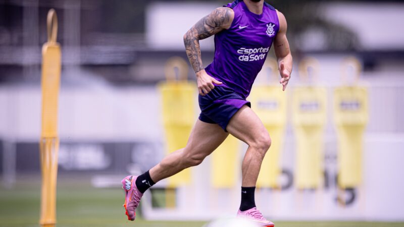 Corinthians faz treino tático de olho em clássico e vive expectativa do retorno de Garro