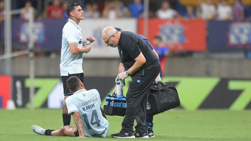 Grêmio confirma dois desfalques por lesões; veja o tempo previsto de recuperação