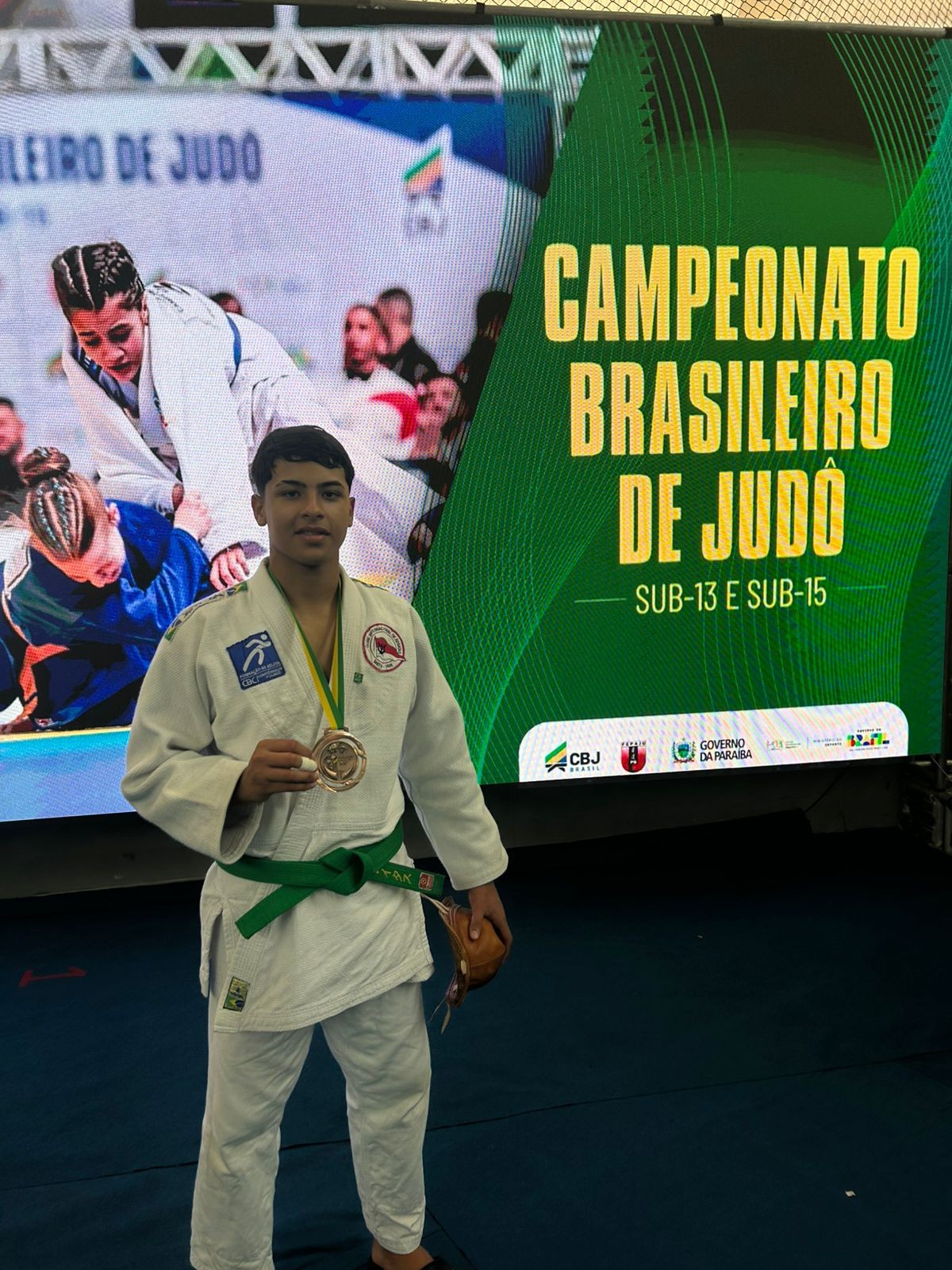 Judoca de Santos garante vaga no Sul-Americano Sub-15 de Judô