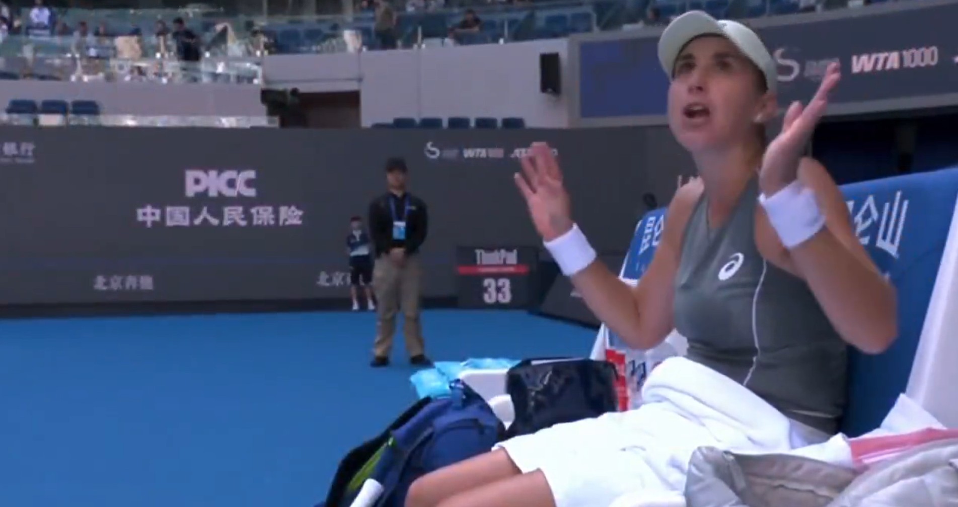 Tenistas discutem após polêmica no WTA da China: “Ninguém está falando com você”