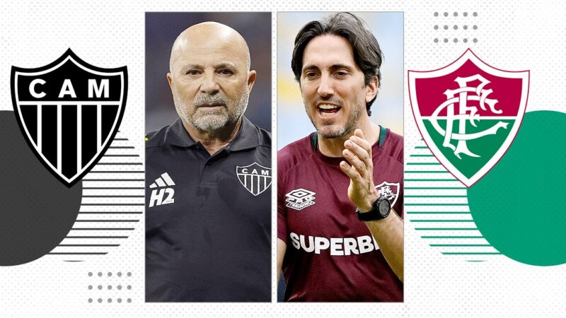 Sampaoli x Zubeldía: técnicos de Atlético-MG e Fluminense se enfrentam pela primeira vez
