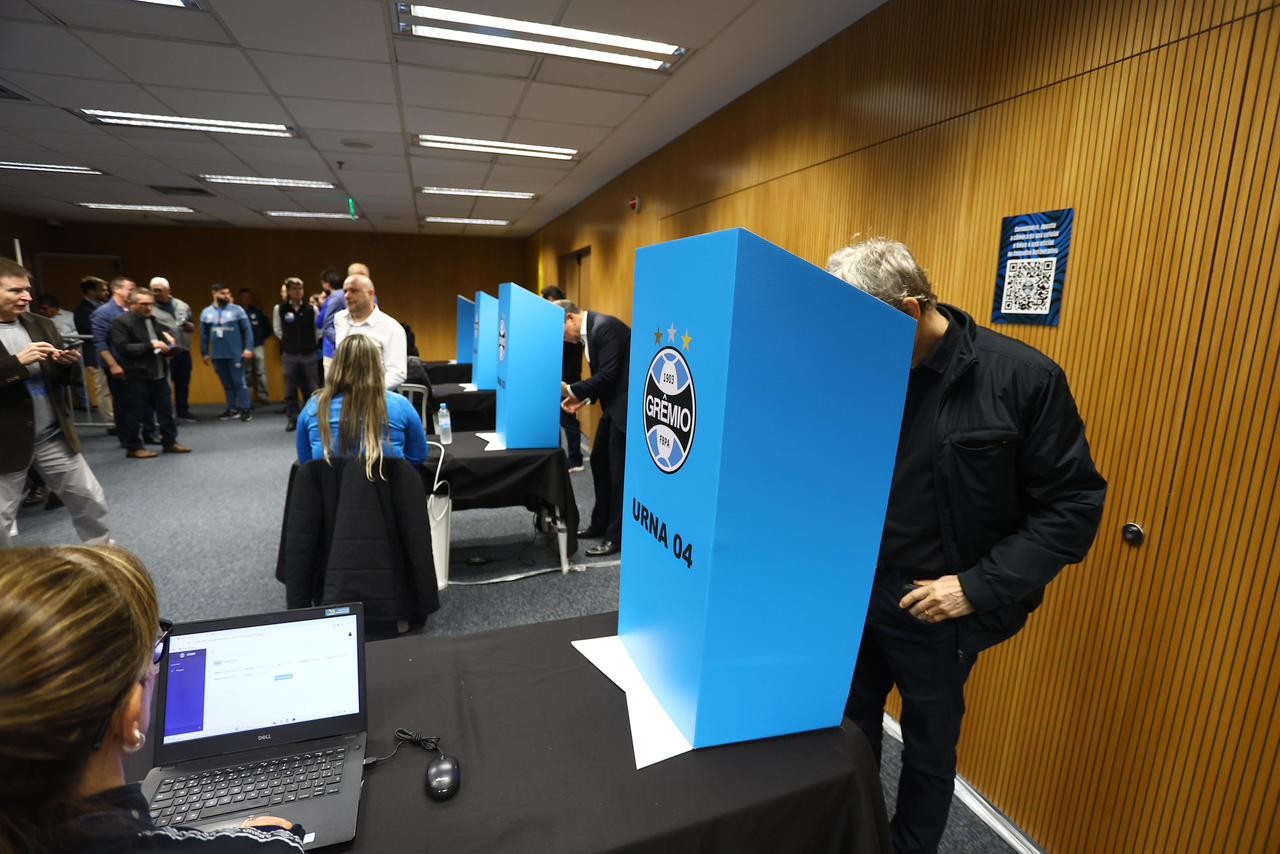 Odorico Roman e Paulo Caleffi avançam para o segundo turno da eleição à presidência do Grêmio