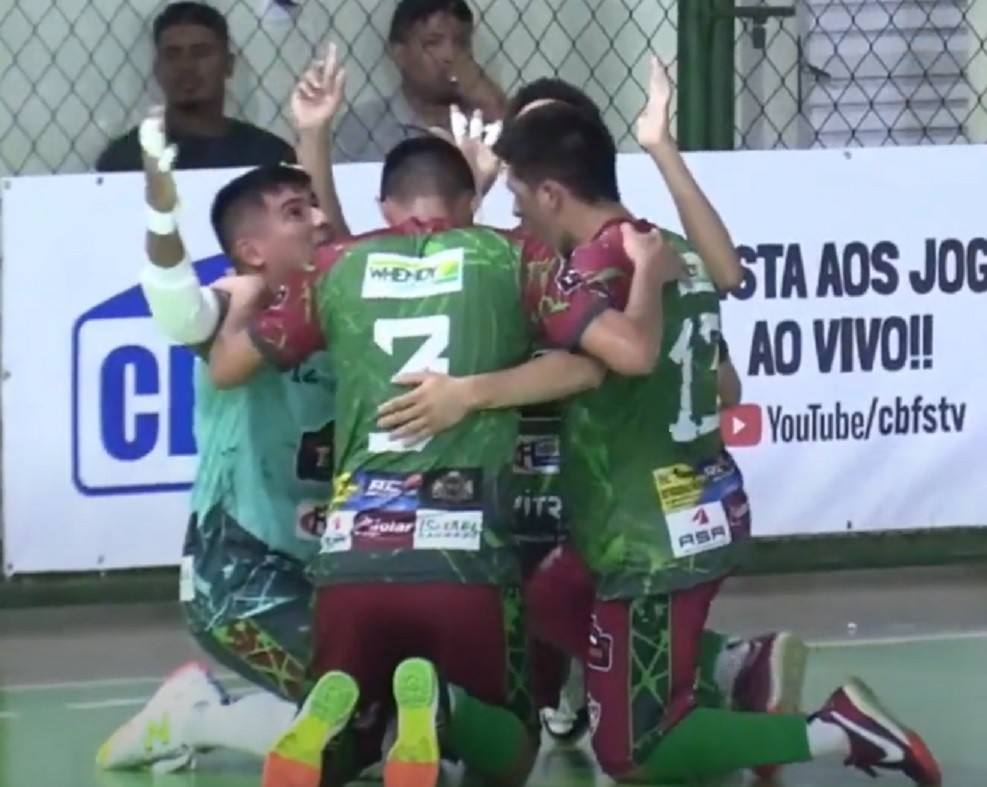Fluminense da Bahia-AC estreia na Copa Norte de Futsal com virada a sete segundos do fim