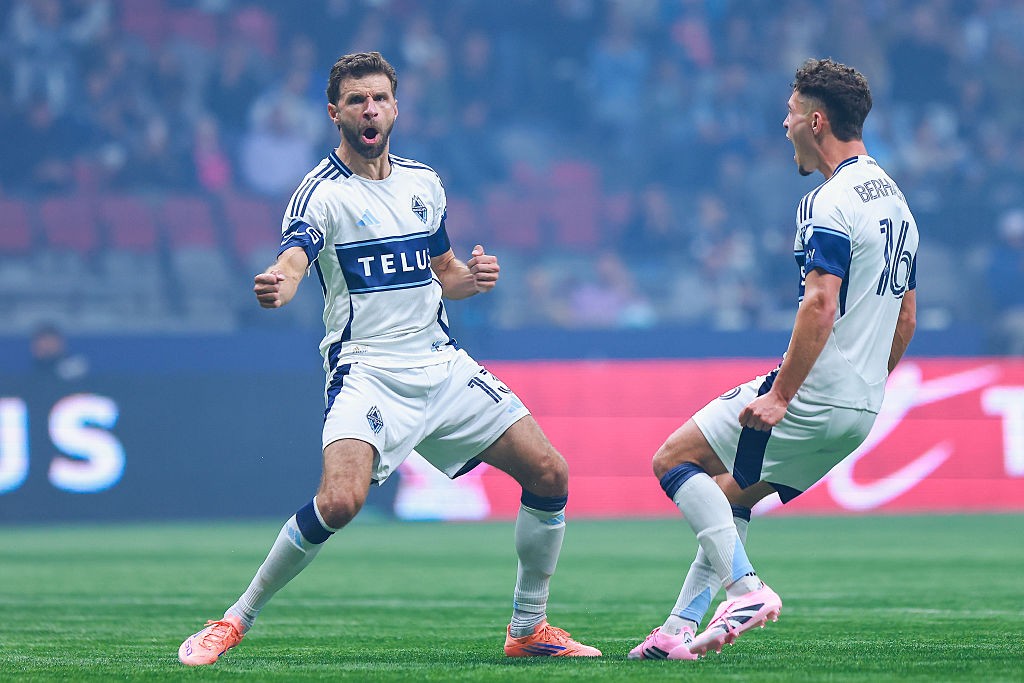 Thomas Müller marca 300º gol e se torna o alemão mais vitorioso da história em título com o Vancouver Whitecaps