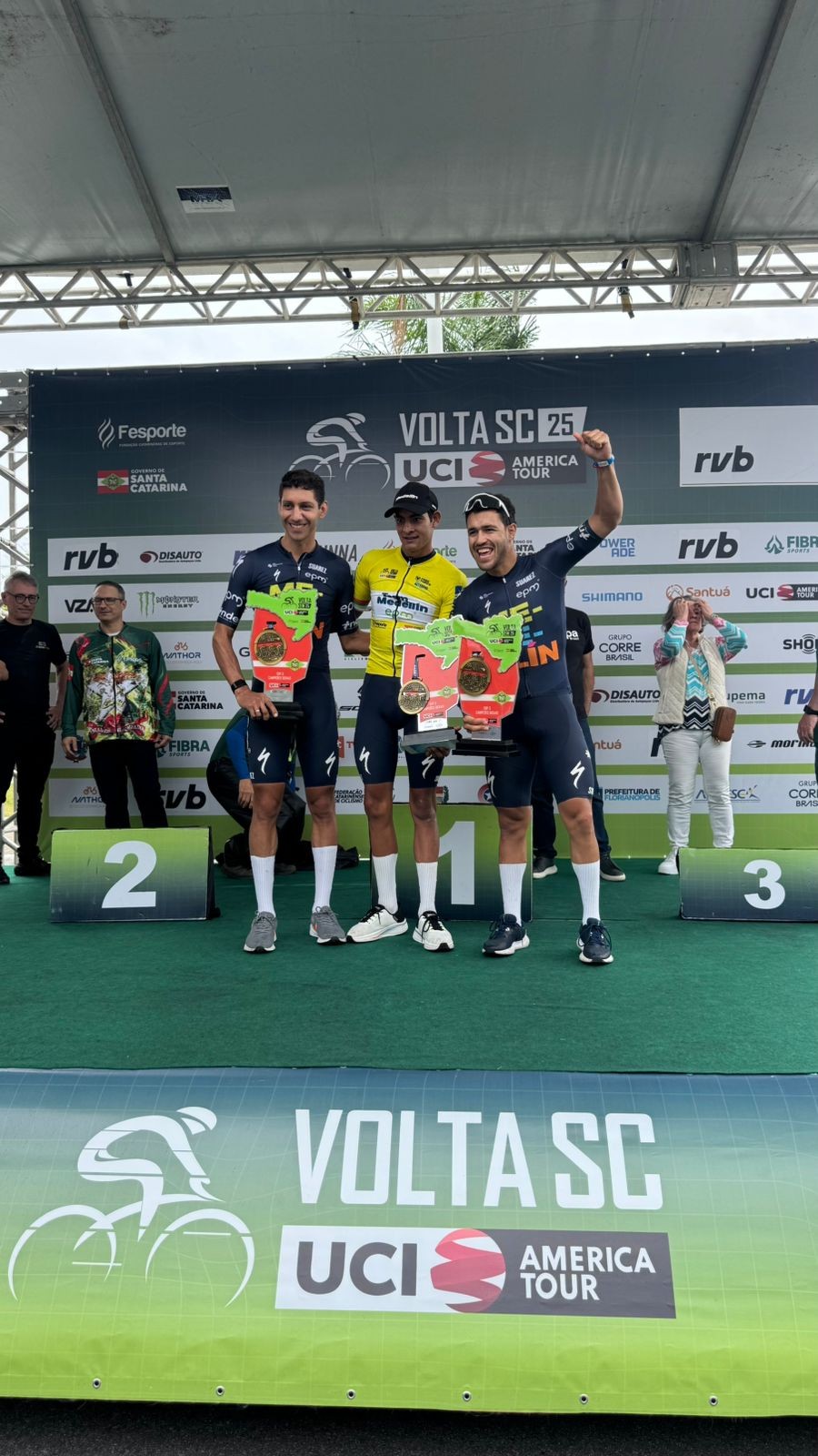 Colombiano Diego Camargo é campeão geral da Volta Ciclística de SC