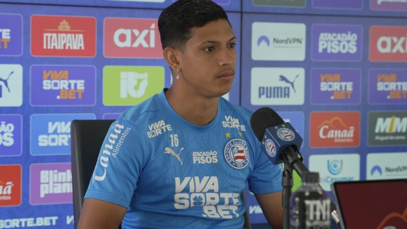 Erick Pulga projeta retorno em Bahia x Bragantino: “Acredito que vou ter alguns minutos”